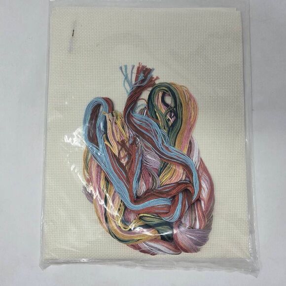 MONDAYS CHILD COUNTED CROSS STITCH KIT BY BERNAT 14 MESH H04032 14" X 18" - Picture 4 of 4